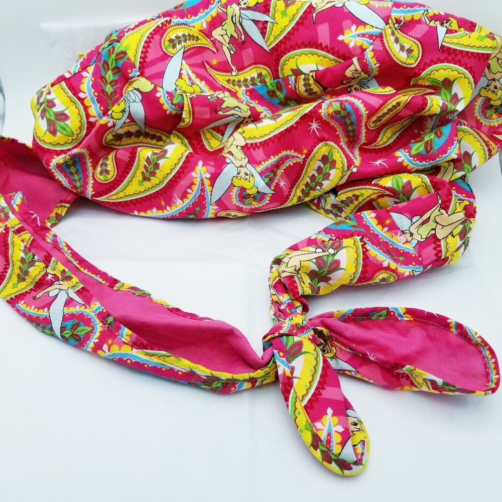 Disney Large Cloth Sling Bag With Tinkerbell Print